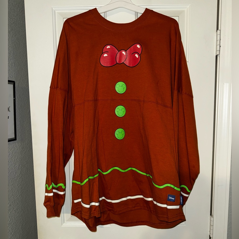 CLOSET CLEAN OUT $$$ Disney Gingerbread Happy Holidays Spirit Jersey Unisex